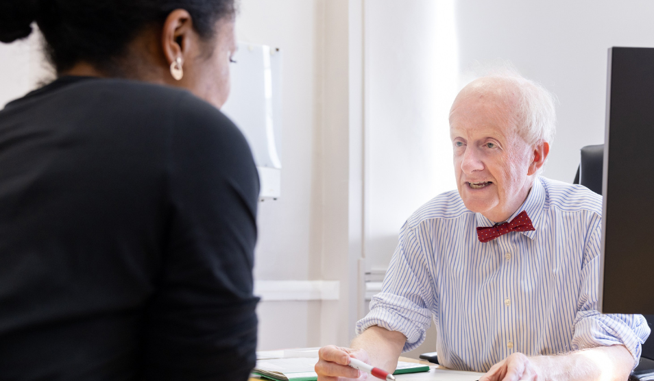 Patient With Prof Davies